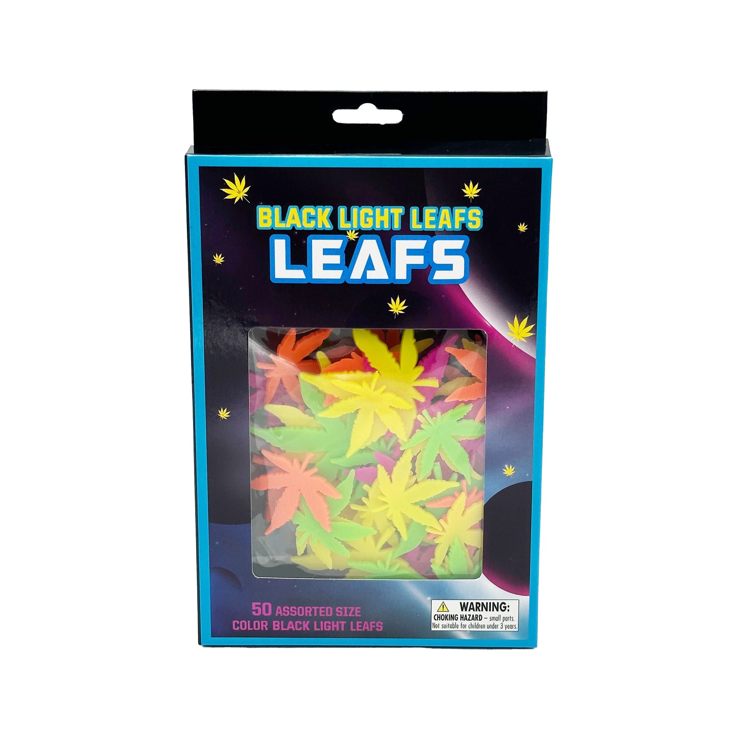 Black Light Pot Leafs 50 PC