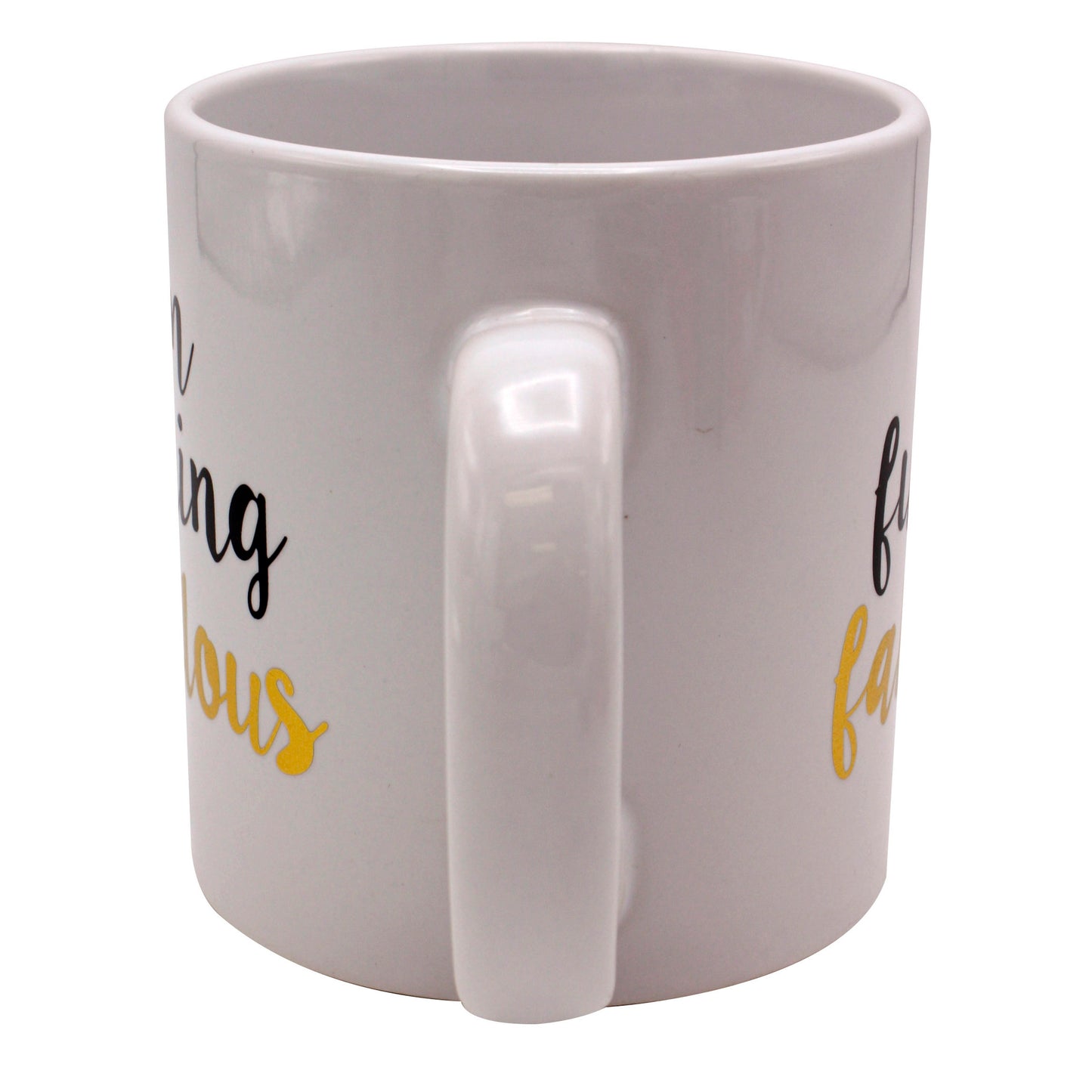 Giant 22 oz I'm Fucking Fabulous Foil Novelty Coffee Mug