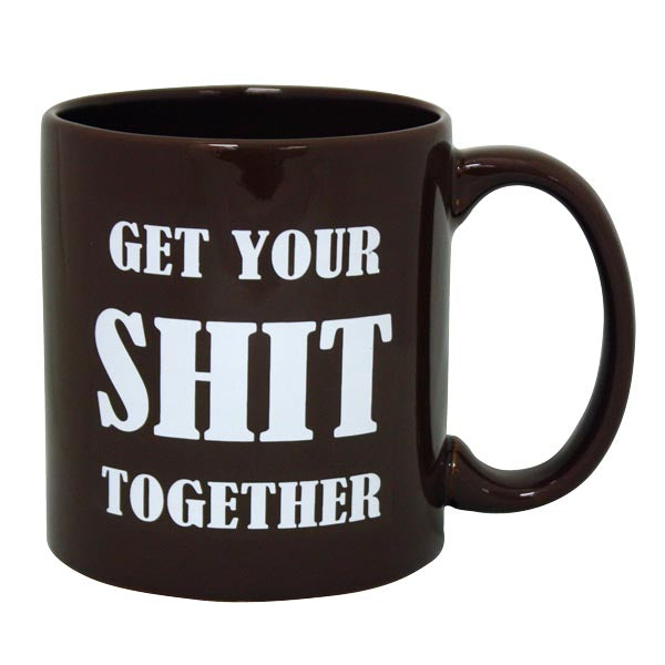 Giant 22 oz Get Your Shit Together Novelty Coffee Mug