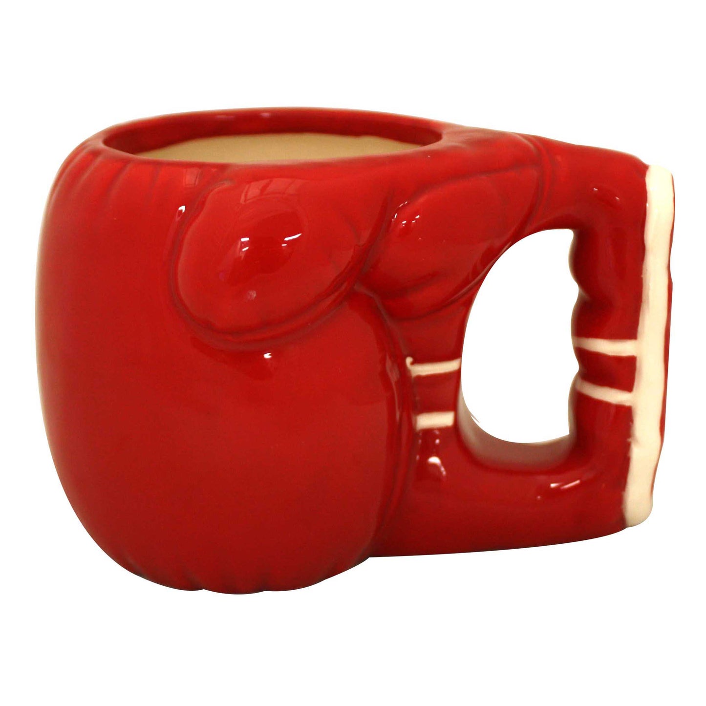Lights Out Boxing Glove Shaped Novelty Coffee Mug