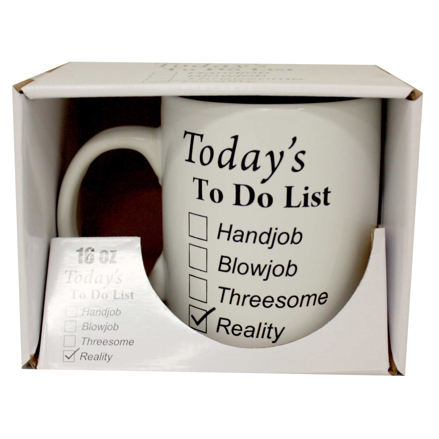 16 oz To Do List Mug