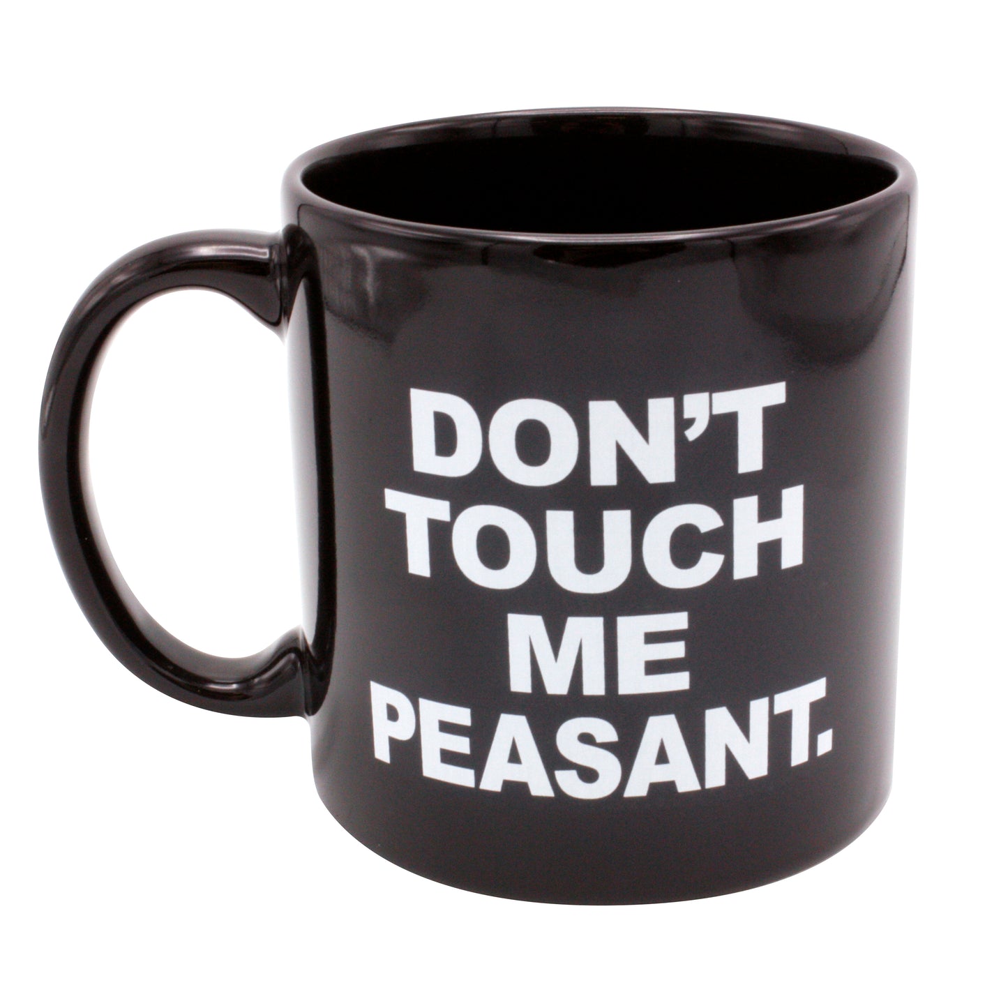 Giant Don't Touch Me Peasant Mug