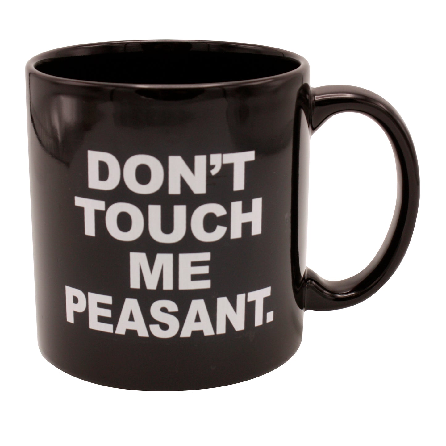 Giant Don't Touch Me Peasant Mug