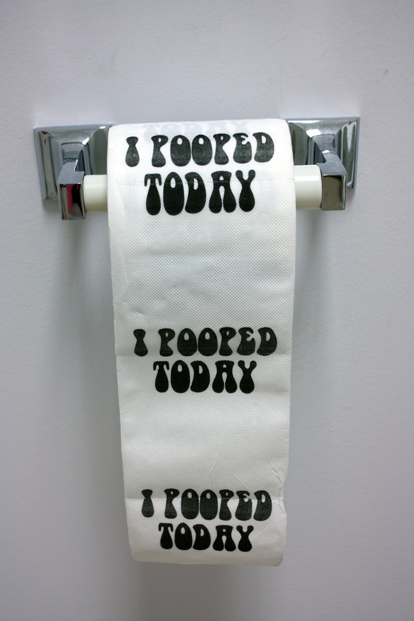 Novelty Toilet Paper - I Pooped Today - Gift and Stocking Stuffer