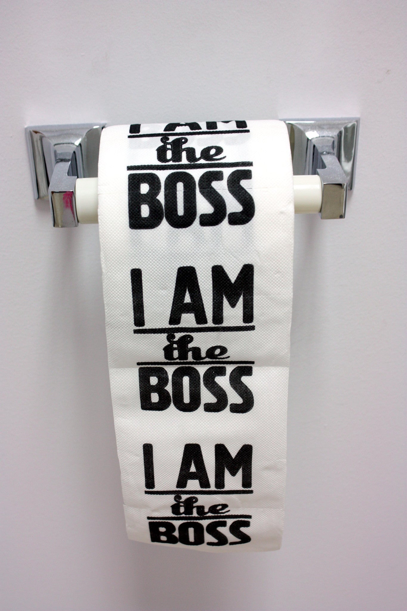 Novelty Toilet Paper - I Am The Boss - Gift and Stocking Stuffer
