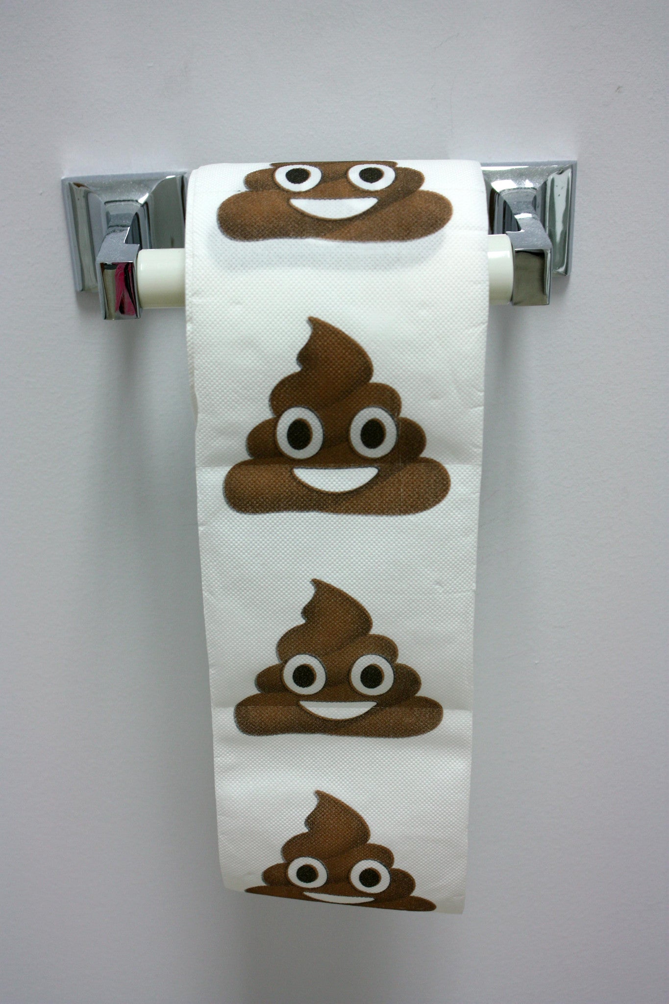 Novelty Toilet Paper - Poop Emoji - Gift and Stocking Stuffer