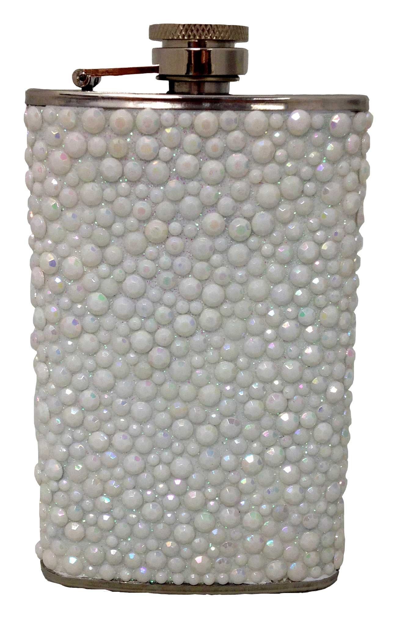 White Pebble Stone Flask