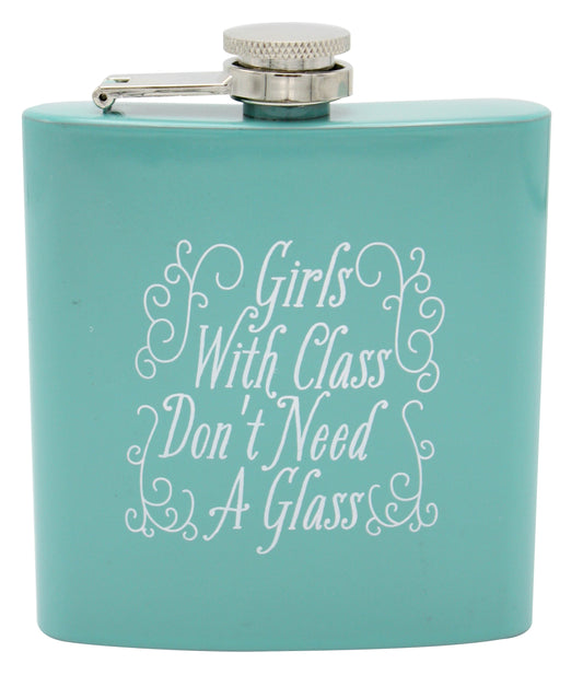 Girls with Class Color Flask