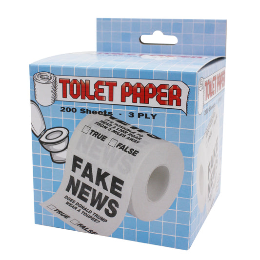 Novelty Toilet Paper - Fake News - Gift and Stocking Stuffer