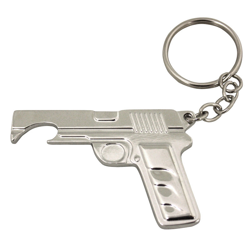 Gun Bottle Opener Key Chain