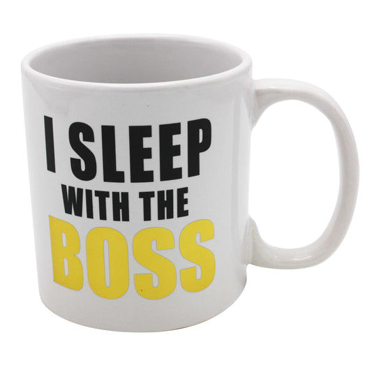 Giant I Sleep With The Boss Mug