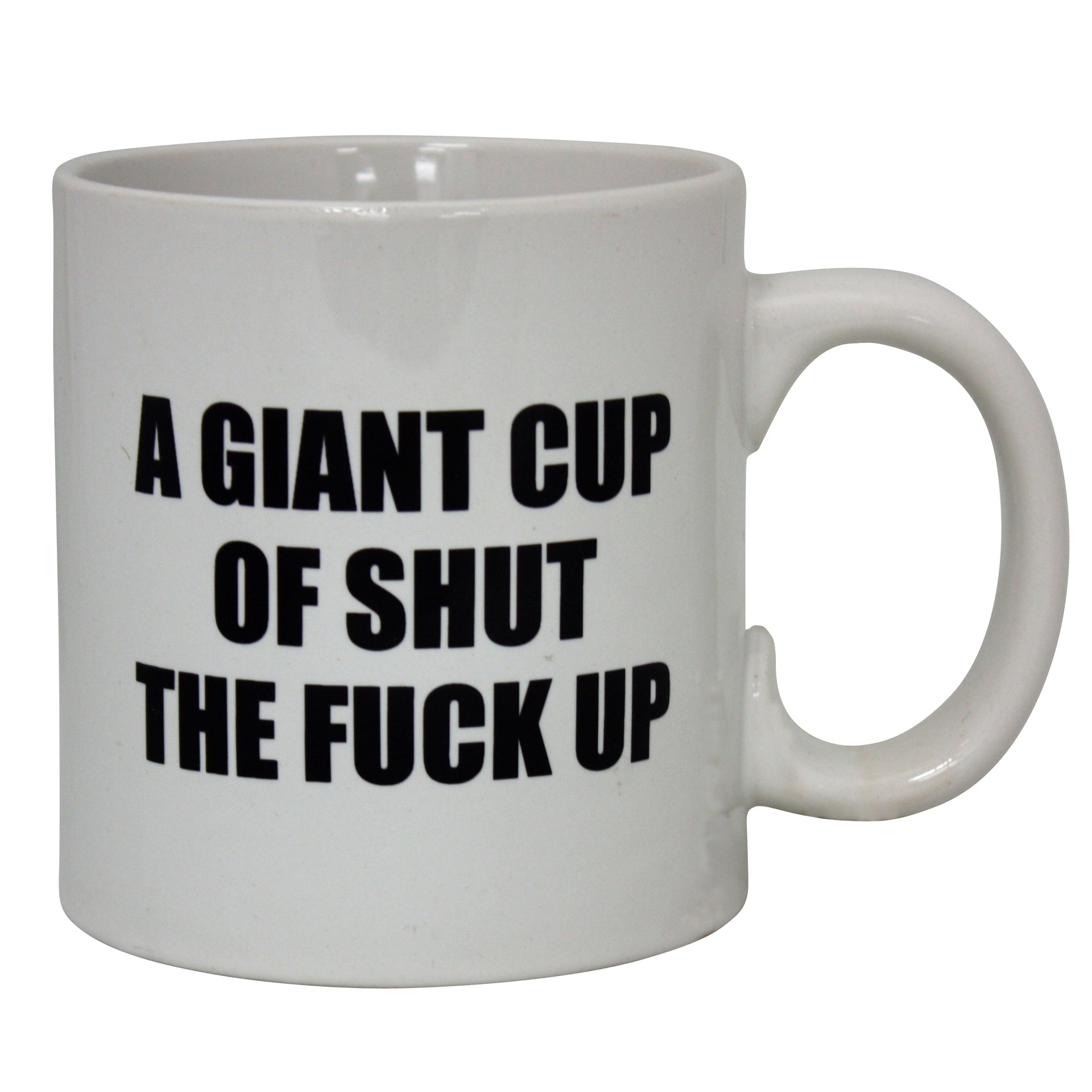 Giant 22 oz STFU Novelty Coffee Mug – Island Dogs