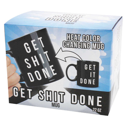 Giant Get Shit Done Color Changing Mug