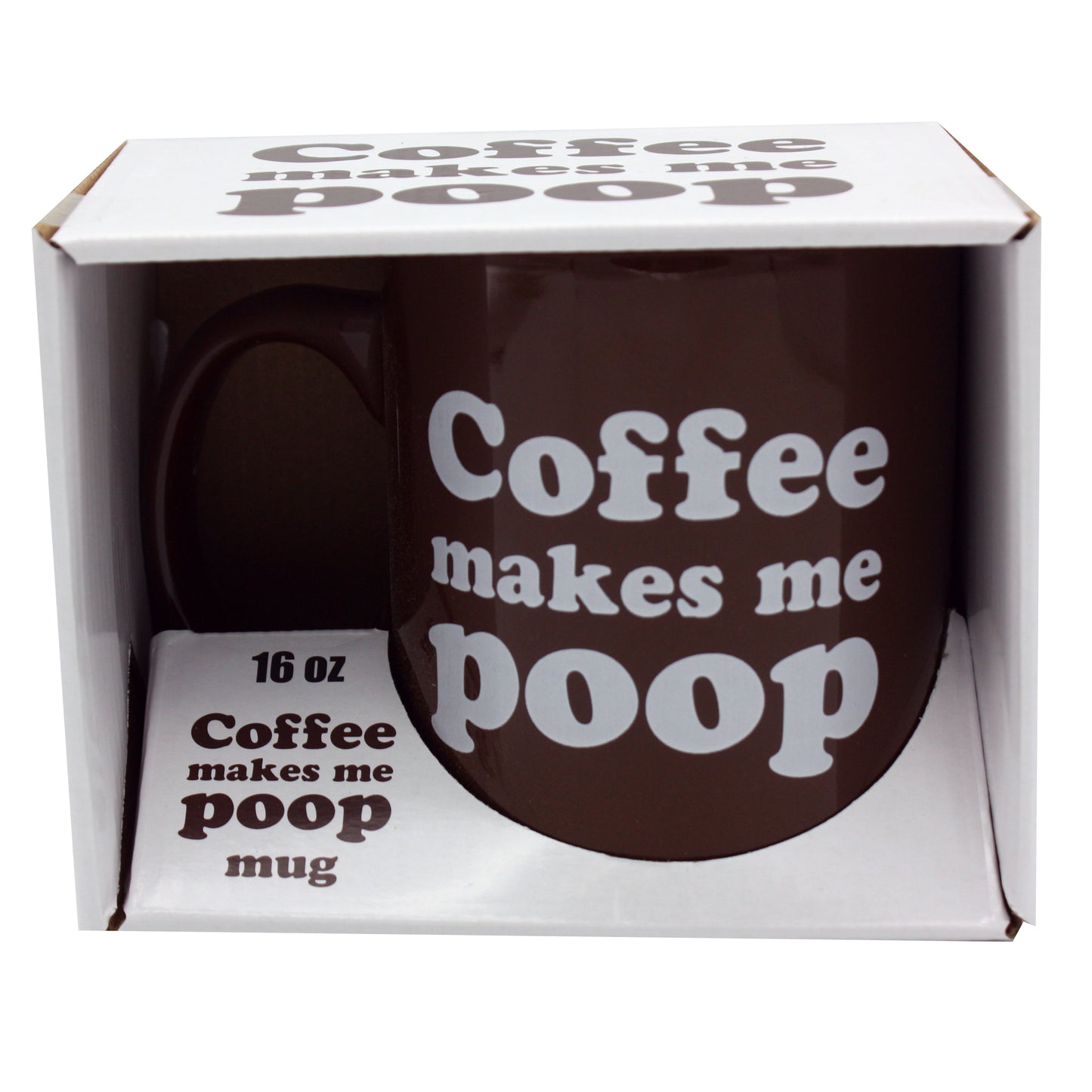 16 oz. Coffee Makes Me Poop Mug