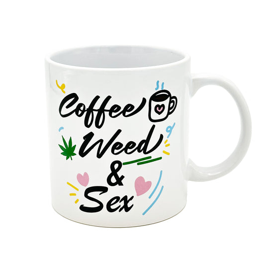 Giant Coffee Weed Sex Mug