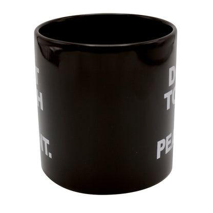 Giant Don't Touch Me Peasant Mug