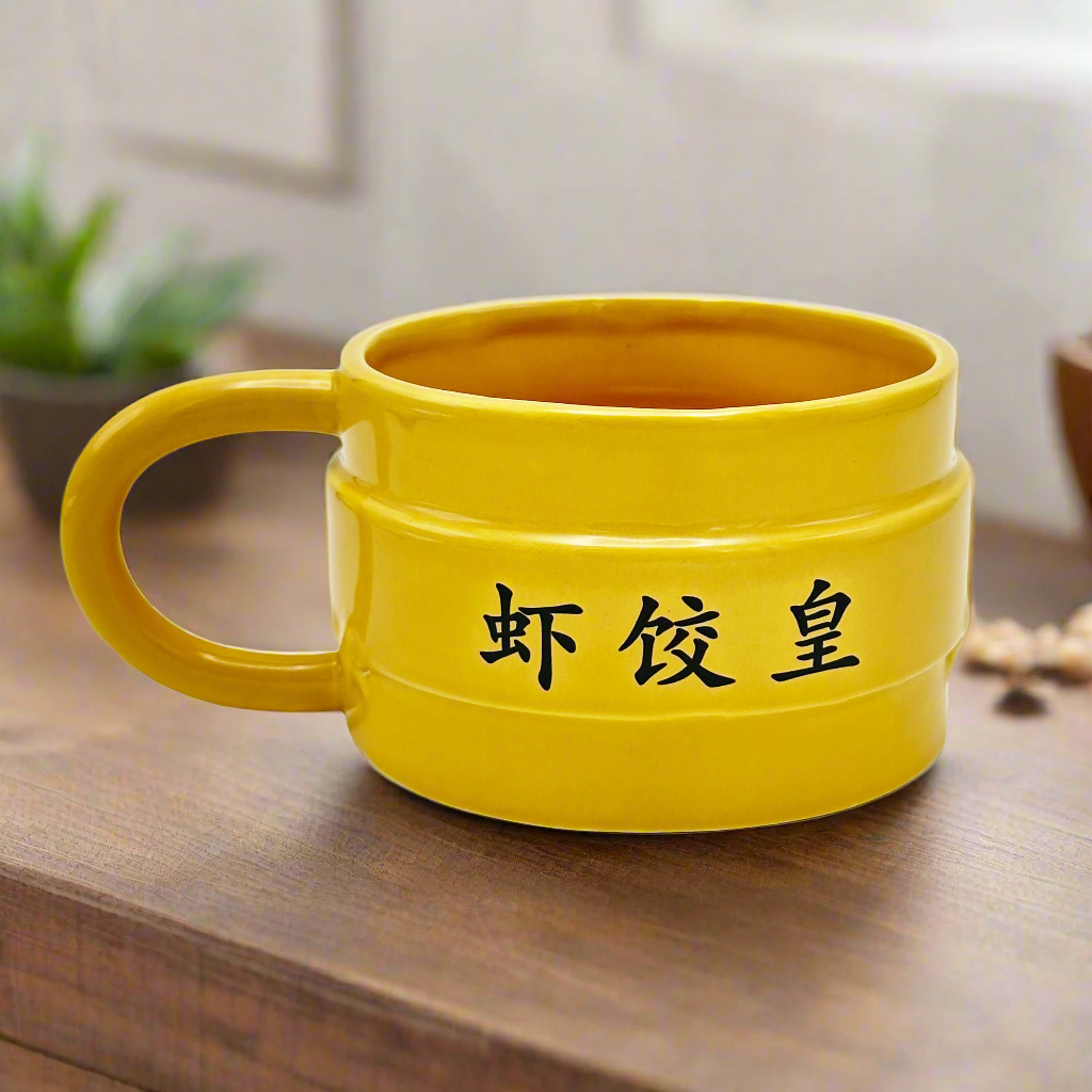 dim sum shaped novelty coffee mug