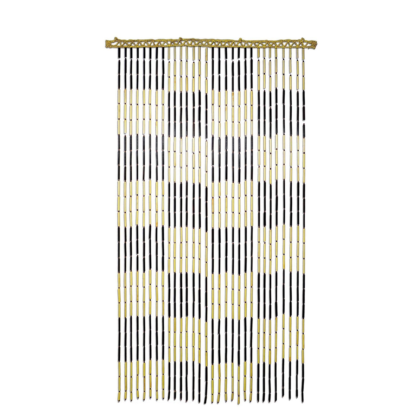 bamboo curtain - checkerboard