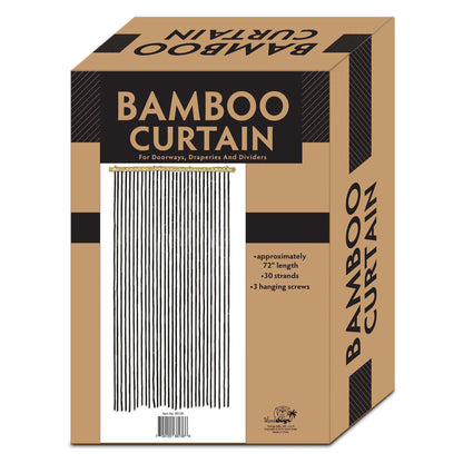 Bamboo Curtain - Black