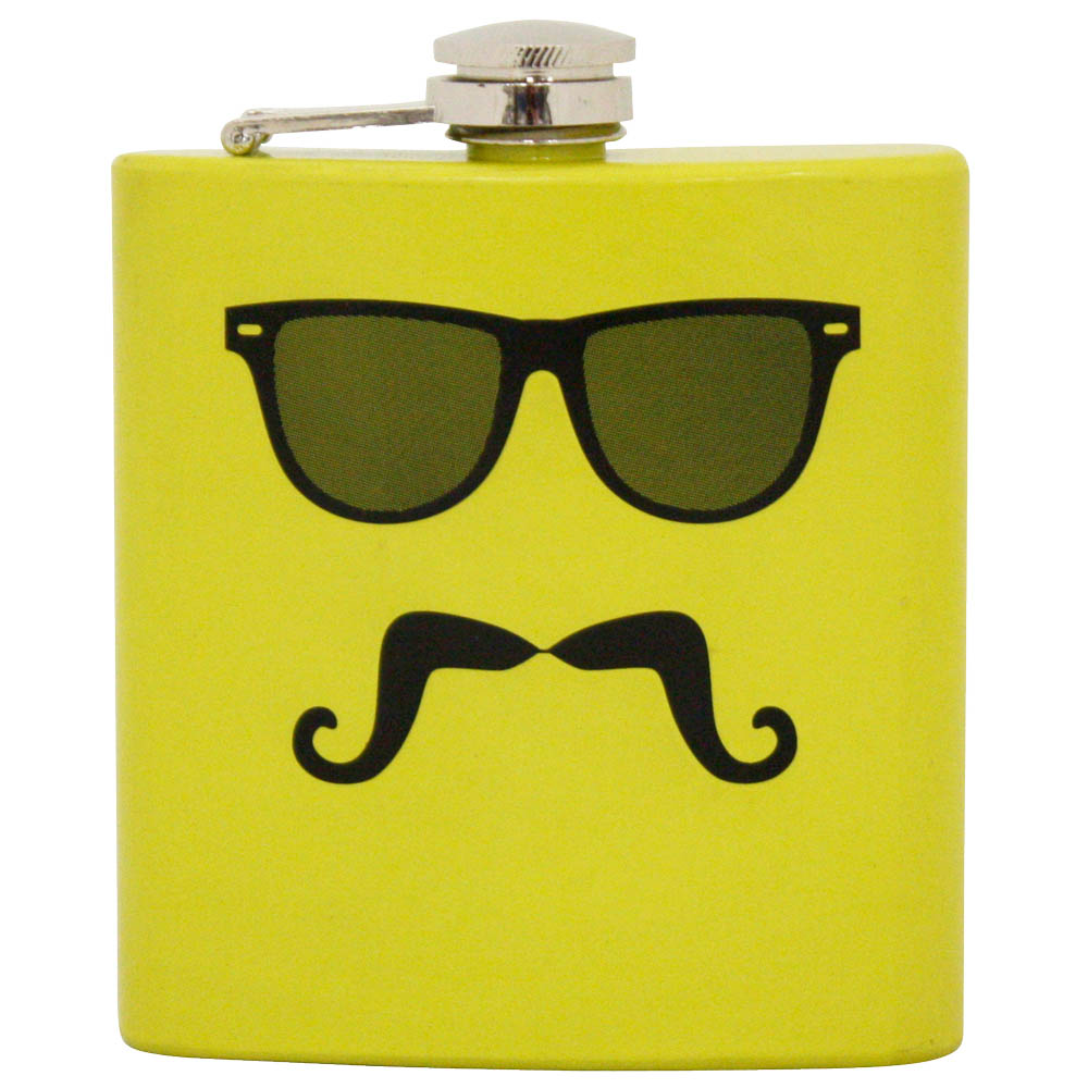 Mustache in Disguise Flask