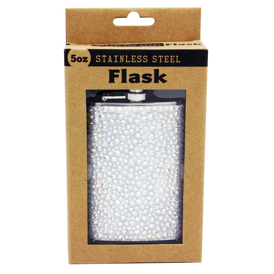 Crystal Pebble Flask