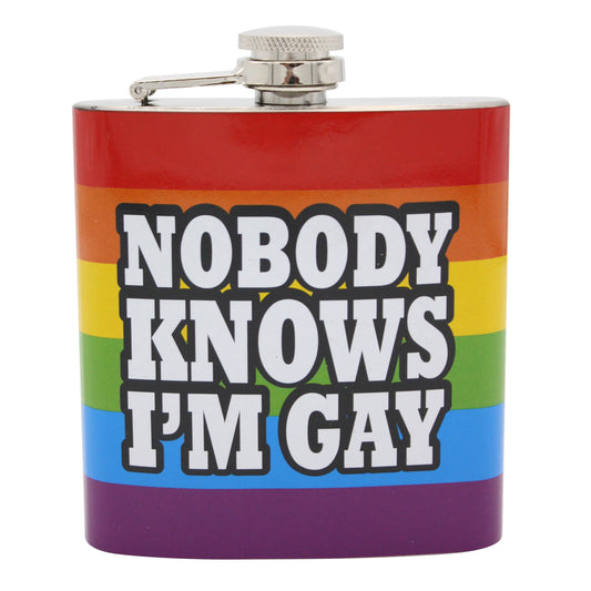 Nobody Knows I'm Gay Flask