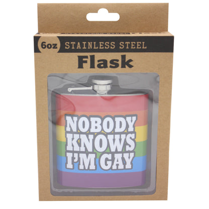 Nobody Knows I'm Gay Flask