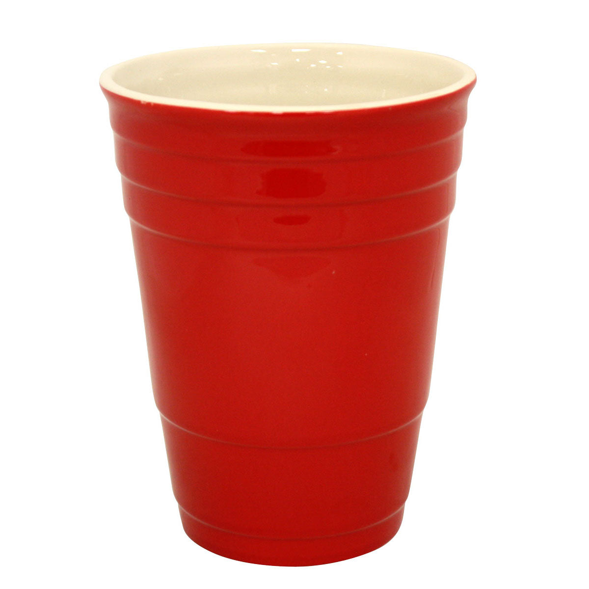 32 Oz. Ceramic red party Cup