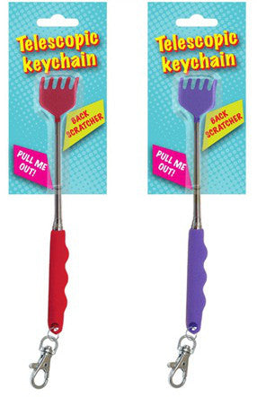 Telescopic Keychain Backscratcher