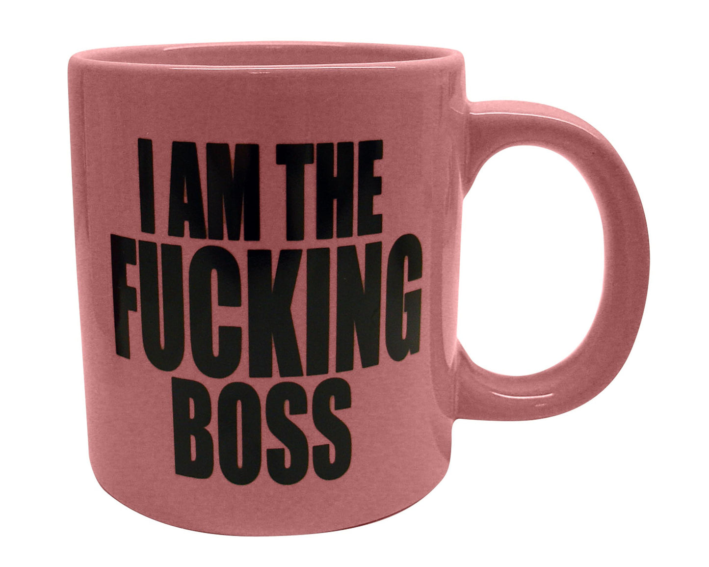 Giant Pink I'm The Fucking Boss Mug