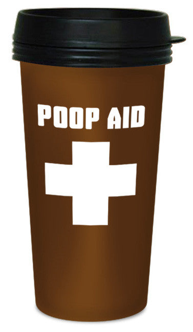 Poop Aid Travel Mug