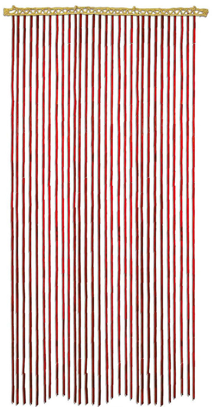 Bamboo Curtain - Red
