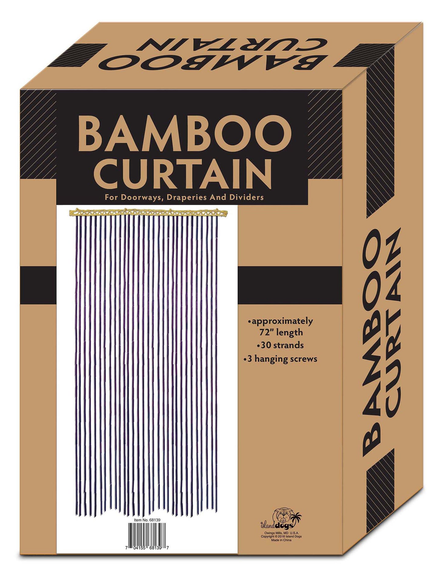 Bamboo Curtain - Purple