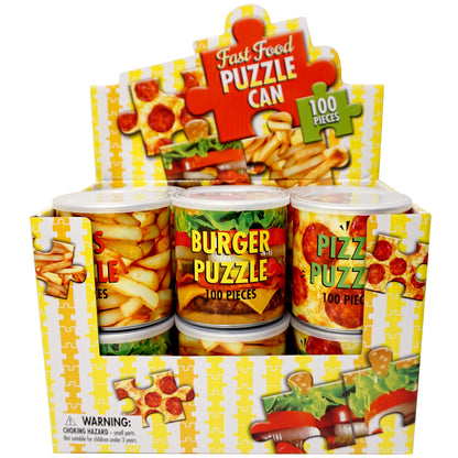 Fast Food Puzzle Cans