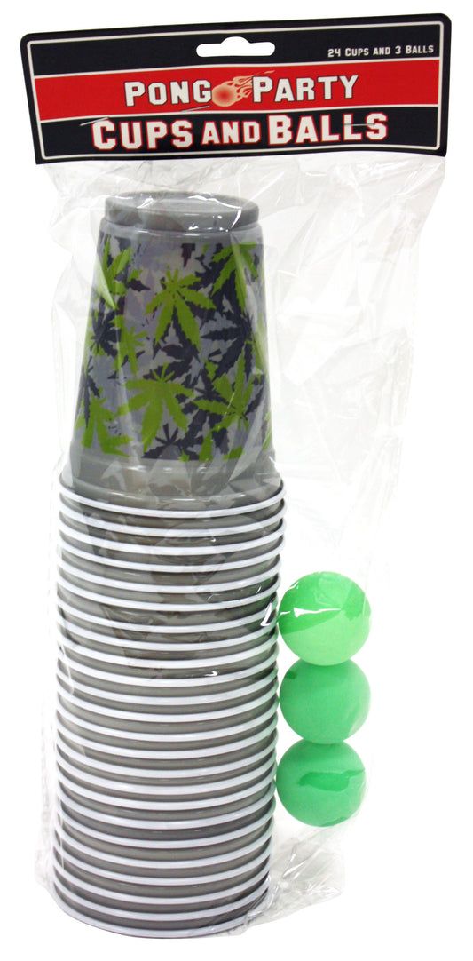 Pot Leaf Pong Set
