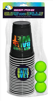 Get Your Balls Wet Foil Pong Set