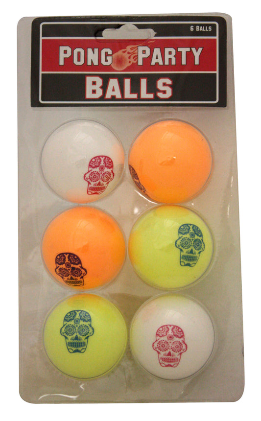 Candy Skull Pong Balls