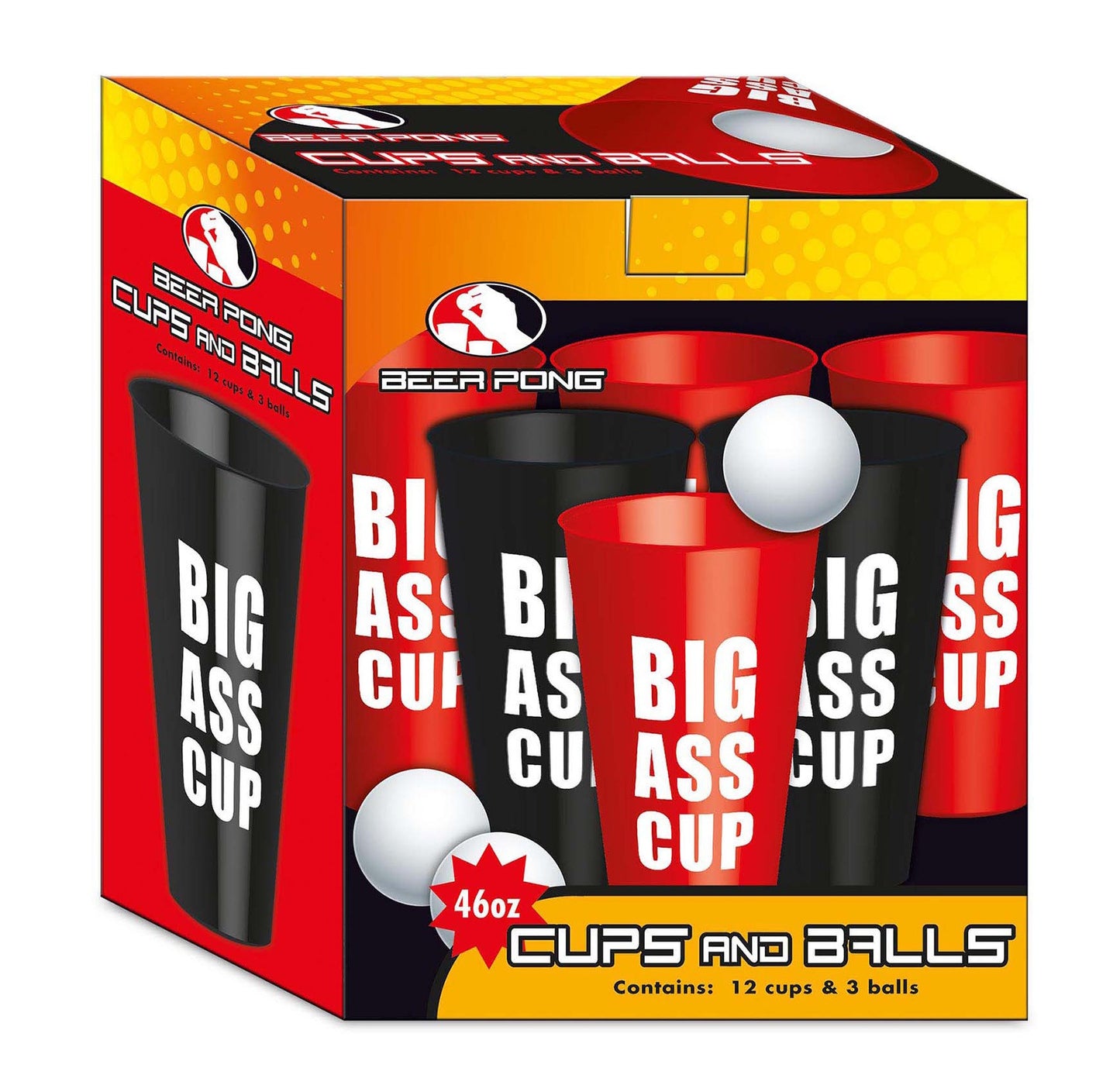 Big Ass Beer Pong Set - 46 oz cups