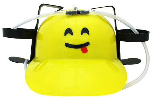 Happy Man Drinking Hat