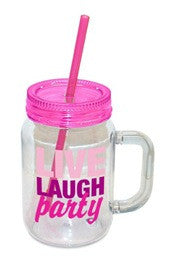 Mason Jar Live Laugh Party