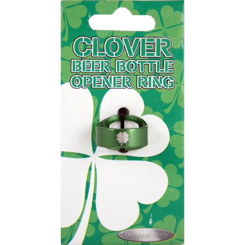 Clover Bottle Opener Ring